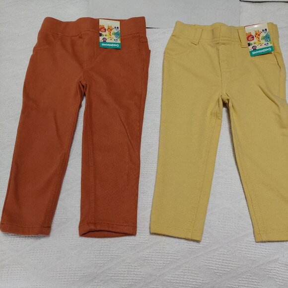 2 pair of new pants / Rust and Gold GARANIMALS – size 18 Months NWT - Picture 1 of 7